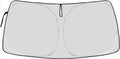 Truck Windshield Sun Shade Compatible with Ford F150 F-150 F250 F350 F450 1996-2025,Transit 2012-2025,Raptor Expedition 1997-2025,Escape 2013-2019 Accessories