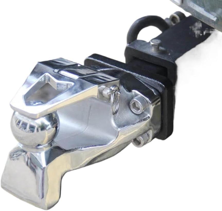 2-Inch Trailer Hitch Steel Tow Hook Removable Connector 5x5cm Hitch Ball Compatible with Car Trailer