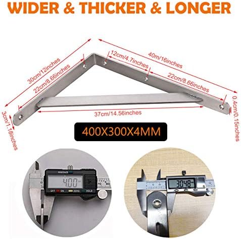 clt shelf bracket 16” x 12" max load: on a desk or shelf