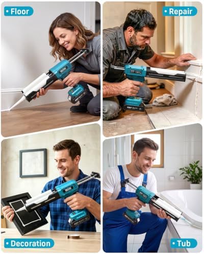 seesii electric dual cartridge epoxy gun 400ml (1:1), package contents
