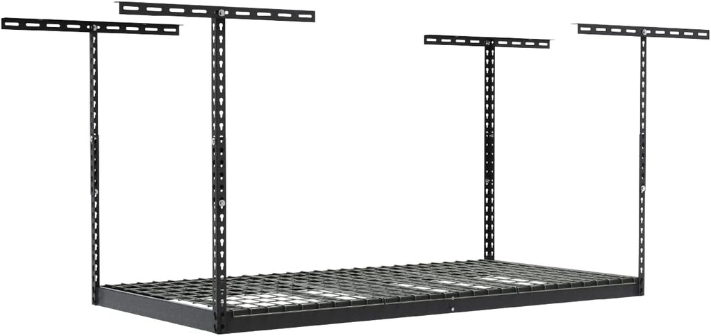 saferacks 2x8 overhead garage storage rack, gray, 12"-21", main product view