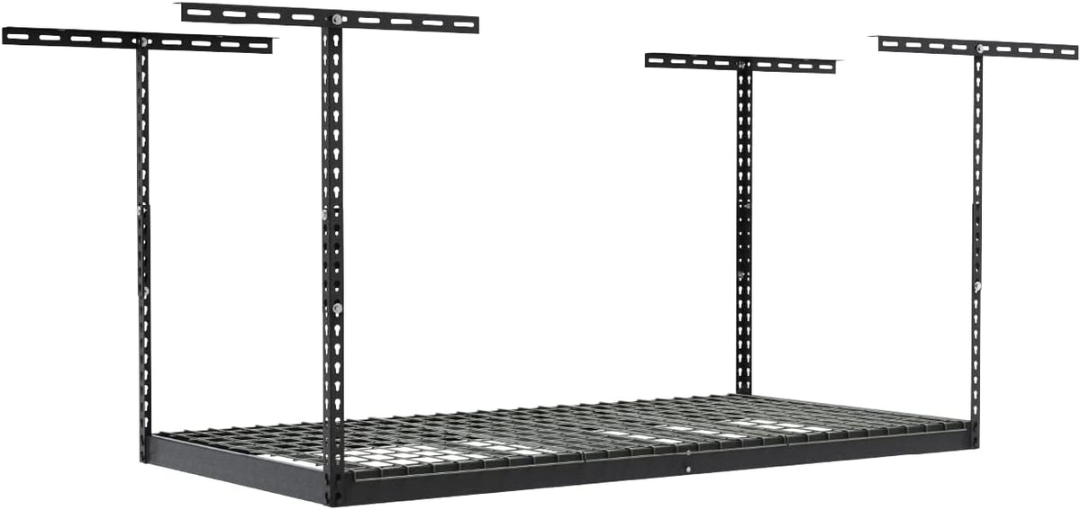 saferacks 2x8 overhead garage storage rack, gray, 12"-21", main product view