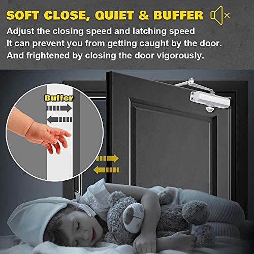 marie automatic door closer,size 3 adjustable closing speed, package contents