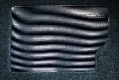 Replacement Auto Carpet Floor Liner - Molded Cutpile - fits 1987-1996 Ford F-150 Regular Cab Electric 4WD Automatic Low Tunnel (Black)