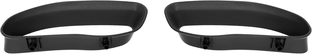 ALMULOO Tow Hook Bezel Kit Compatible with 2019-2024 Ram 1500 DT Front Bumper Tow Hook Cover Replacement for 68274701AA, 68274701AB Left & Right Side
