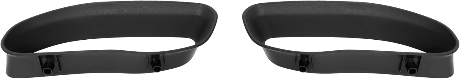 ALMULOO Tow Hook Bezel Kit Compatible with 2019-2024 Ram 1500 DT Front Bumper Tow Hook Cover Replacement for 68274701AA, 68274701AB Left & Right Side