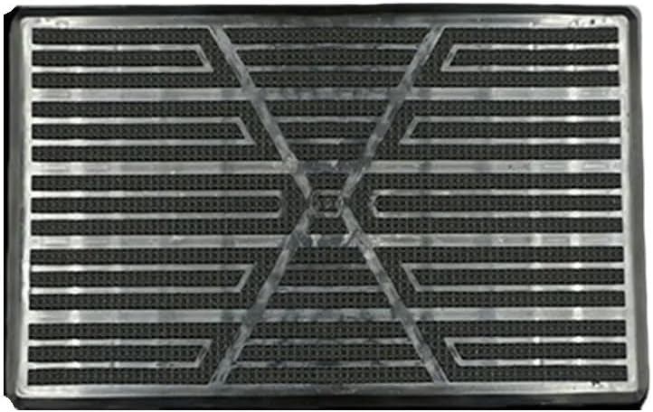Car Carpet Plate Floor Pad Heel Foot Mat Pedal Patch Black PVC Waterproof Auto Anti-Skid Pad Universal Interior Accessories