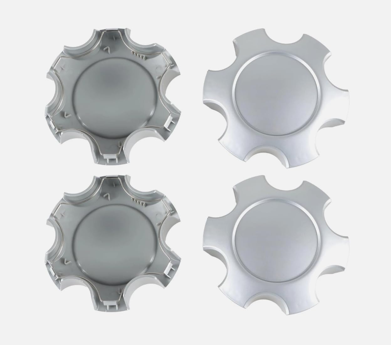 4PCS 140mm 5.5 Inch Silver Blank Car Wheel Hub Center Cap for Sequoia Tundra OEM 2003-2007 42603-420NM-01 69440