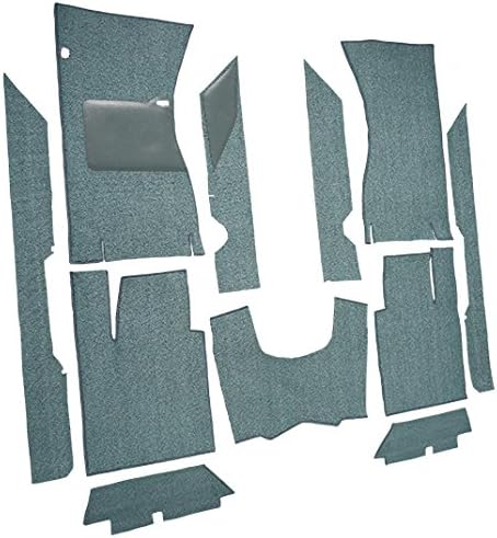 Auto Custom Carpets Replacement Auto Carpet Floor Liner - Cut and Sewn Loop - fits 1961-1963 Ford Thunderbird Hardtop Convertible (Black)