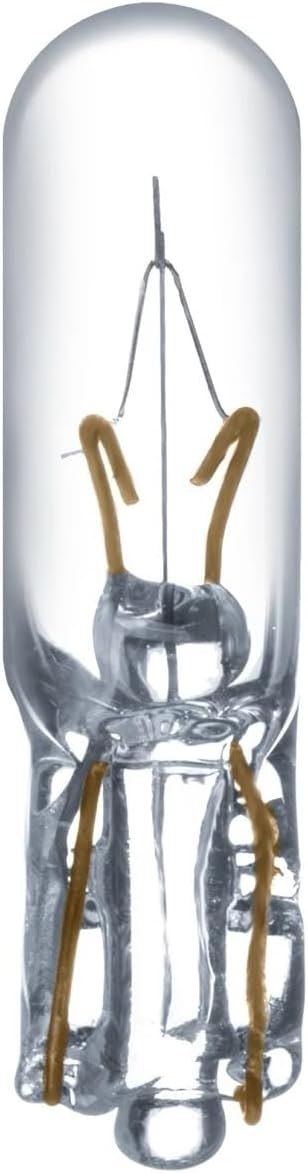 Flosser Incandescent 74 73 T5 3W Stock 4691 Warm White Dashboard Glove Box Interior Light Bulbs Replacement (Pack of 2) Made in Germany