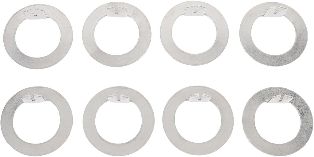 8PCS 1 Inch Trailer Wheel Spindle Washer fit for EZ Lube 2000 to 7000 Lbs Axles, Stainless Steel D Shaped Spindle Nut Locking Washers for Hub and Drum Maintenance, Towing Security