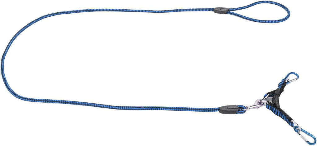 SUNGOOYUE RC Car Traction Rope, Nylon Winch Recovery Strap for 1:5 1:8 :10 RC Crawler, with Metal Hooks (Blue)