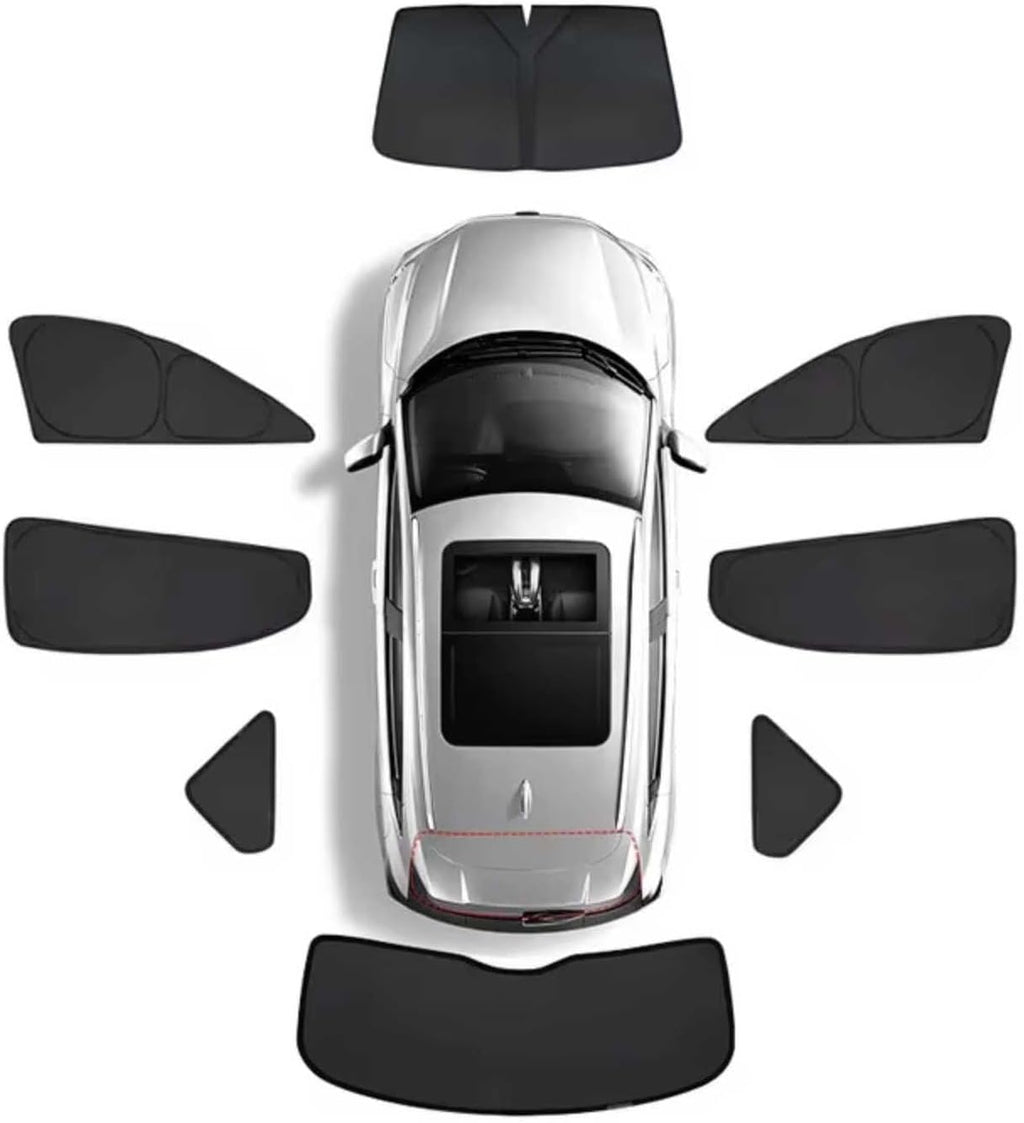 Car Side Window Sun Shades for Cadillac CT6 2016-2025, Blackout Side Window Sun Shade for Privacy Side Window Sun Shade Keeps Cooler,All Windows/8 Pieces