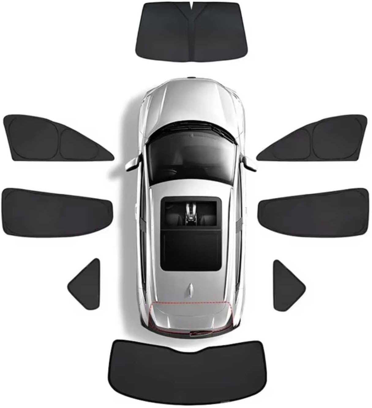 Car Side Window Sun Shades for Cadillac CT6 2016-2025, Blackout Side Window Sun Shade for Privacy Side Window Sun Shade Keeps Cooler,All Windows/8 Pieces