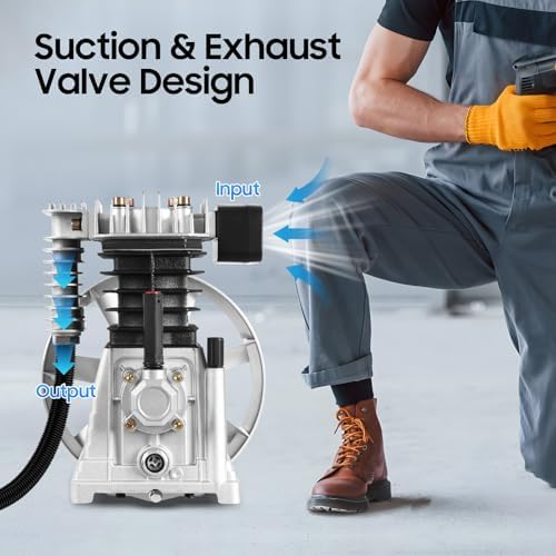 air compressor pump 3hp 250l/min air compressor head showing dimensions