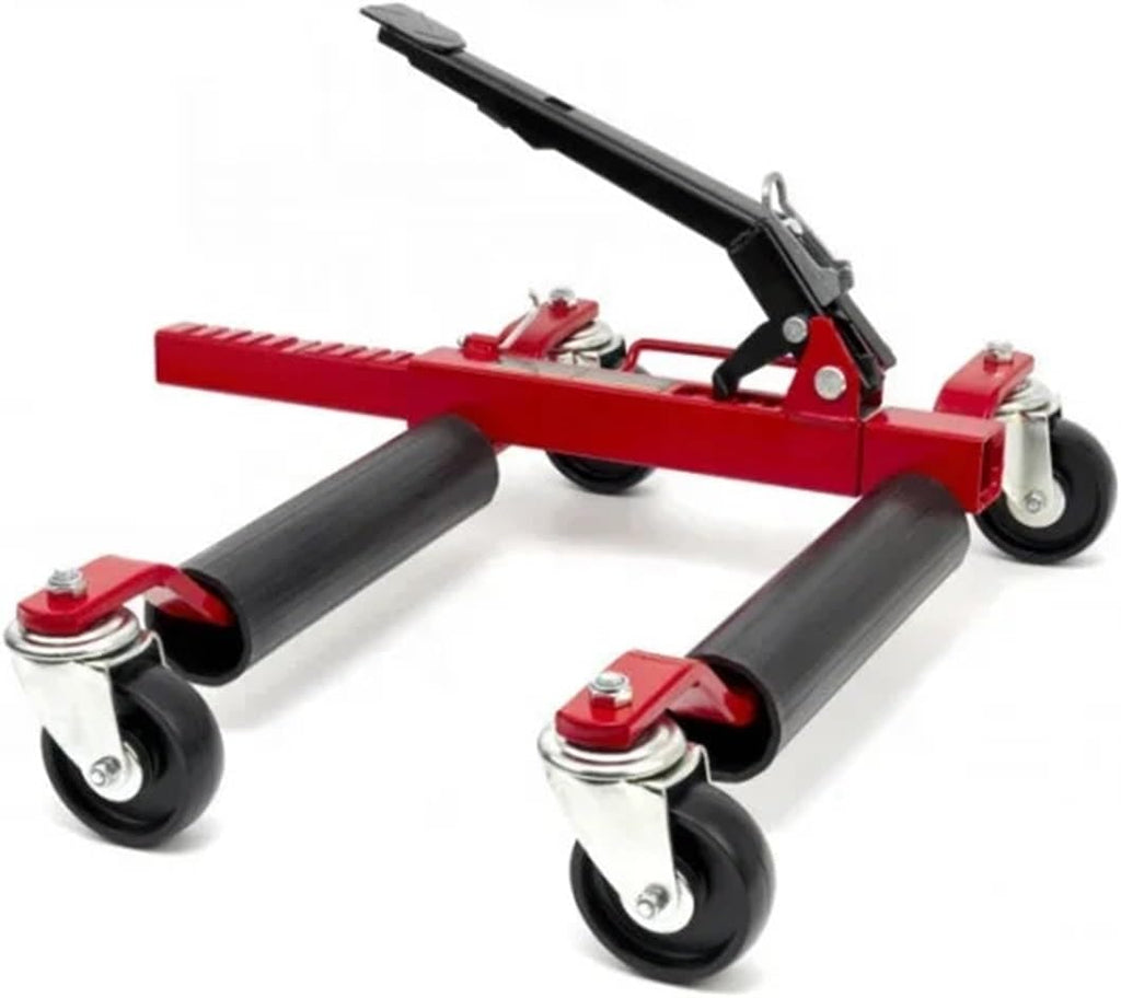 Car Moving Dolly 1200LB Hydraulic Automover Vehicle Go Jack Auto Mover Trolly Position Wheel Cars