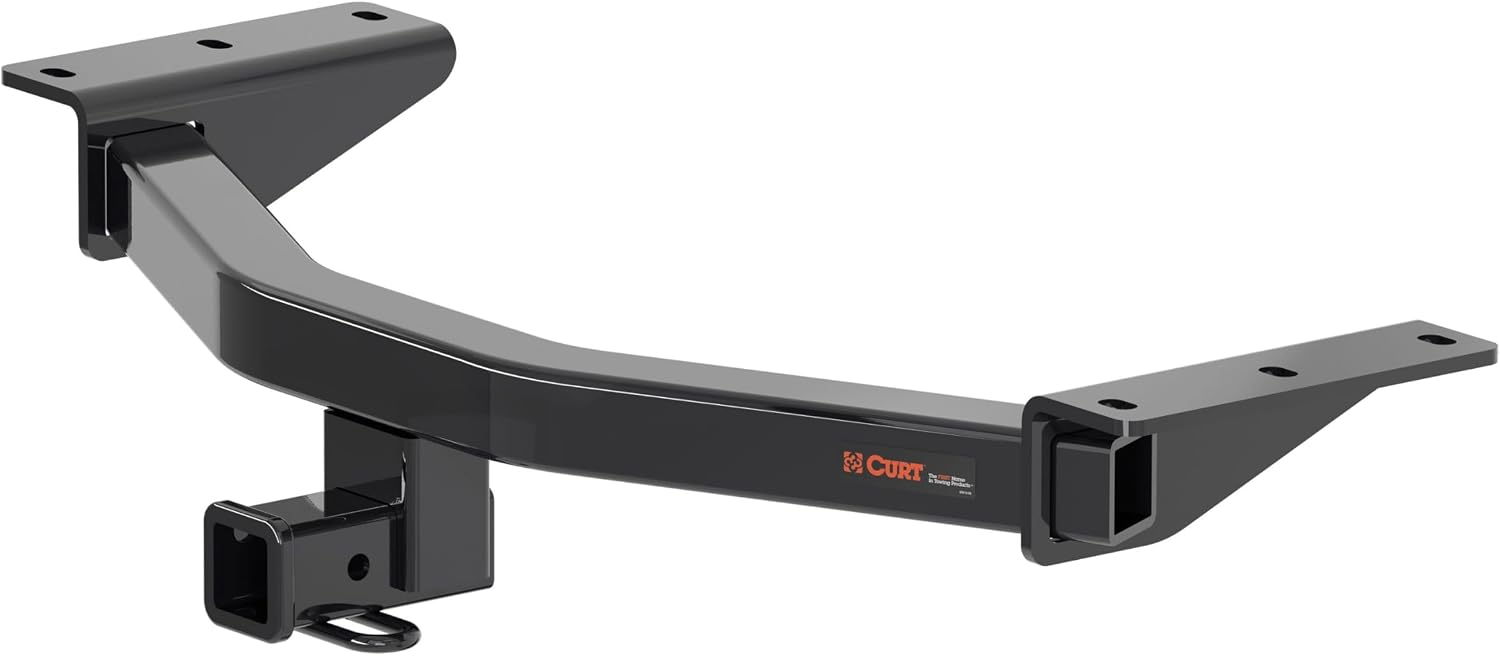 CURT 13421 Class 3 Trailer Hitch, 2-Inch Receiver, Fits Select Honda Passport, GLOSS BLACK POWDER COAT