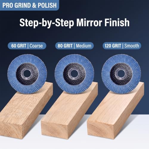 angle grinder wood carving disc set for 4-4.5", close-up detail