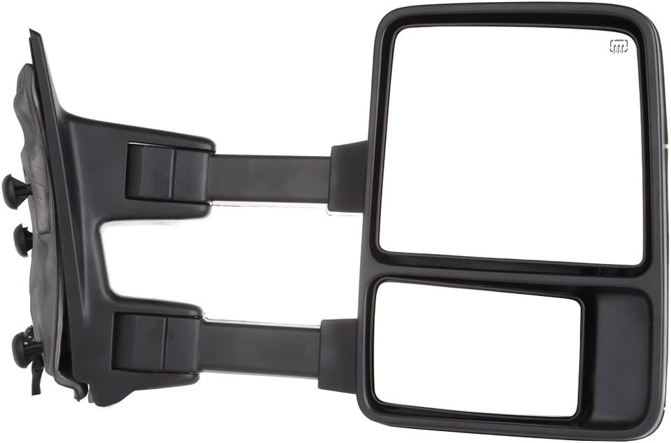 A Pair Towing Mirrors Fits 1999-2015 for Ford for F250/for F350/for F450/for F550 Super Duty, Manual Adjusted View Mirror with Turn Signal Indicator