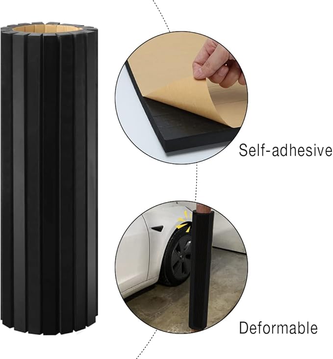 GUEQUITLEX Garage Wall Guards Foam Car Door Protector Wall Bumper Guard - Image 3
