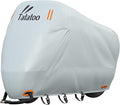Motorcycle Cover Waterproof Outdoor, 300D Heavy Duty, UV & Rain Resistant by TATATOO