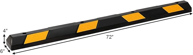 IRONMAX Parking Stopper for Garage, Heavy Duty Parking Block Garage Wheel Stop - Image 7