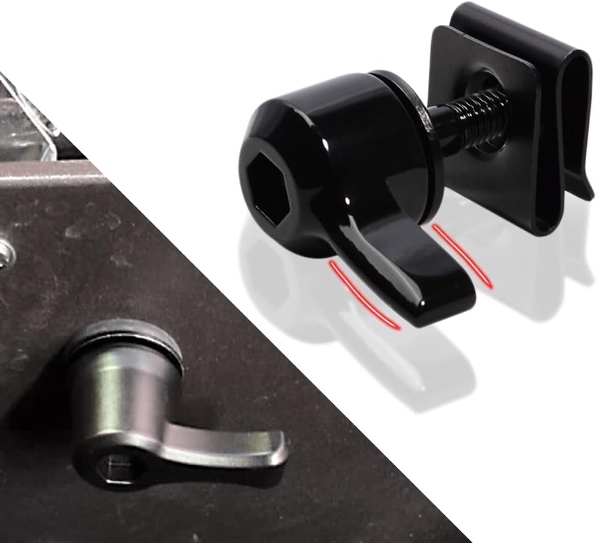 Saddlebag Mount Kit, Set of Hard saddlebag Lever Lock mounting for Harley 1993-later All Touring Models FLT FLHT FLHTCU FLHRC Road King Street Glide Electra Glide,Black