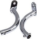 Saddle Bags Saddlebag Guard Eliminator Brackets Supports Fit For Harley Touring Electra Glide FLHT 1997-2008 Road King Road Glide 1993-2013 (Chrome)