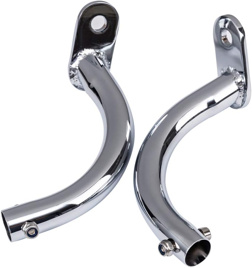Saddle Bags Saddlebag Guard Eliminator Brackets Supports Fit For Harley Touring Electra Glide FLHT 1997-2008 Road King Road Glide 1993-2013 (Chrome)