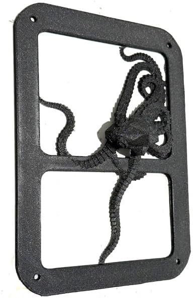 Robo Octopus Crawling n 3D - Black For Jeep Wrangler JK/JKU Rear Tail Light Covers (07-18) - Love Fish Octopus's Swimming Tentacles