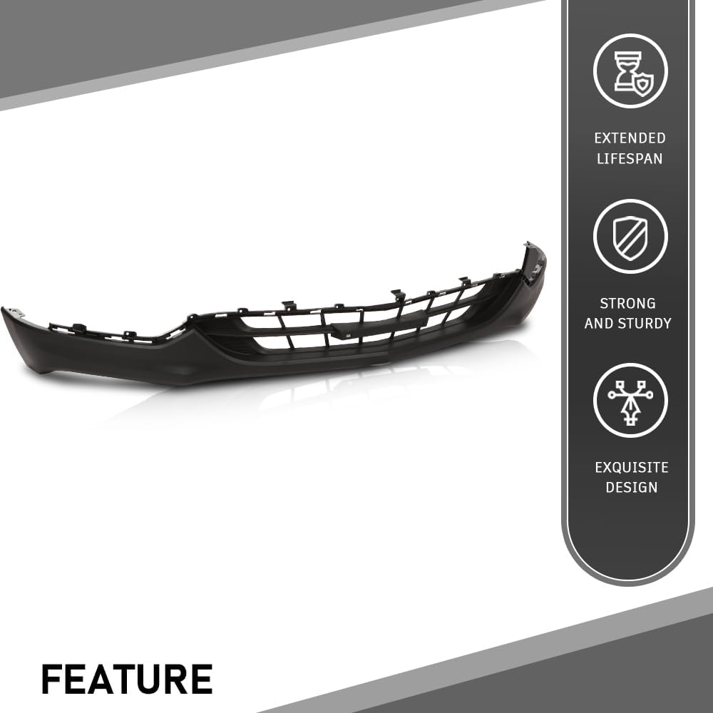 G-PLUS Front Bumper Lower Cover Fit Chevy Equinox 2018-2021 Black | Bumper Cover,GM1015149,84150755,1Pc