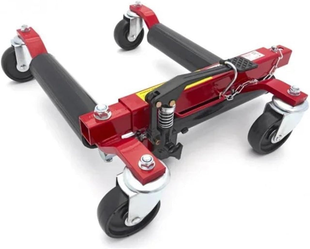 Car Moving Dolly 1500LB Hydraulic Automover Vehicle Go Jack Auto Mover Trolly Position Wheel Dolly Moving Cars Car Mover