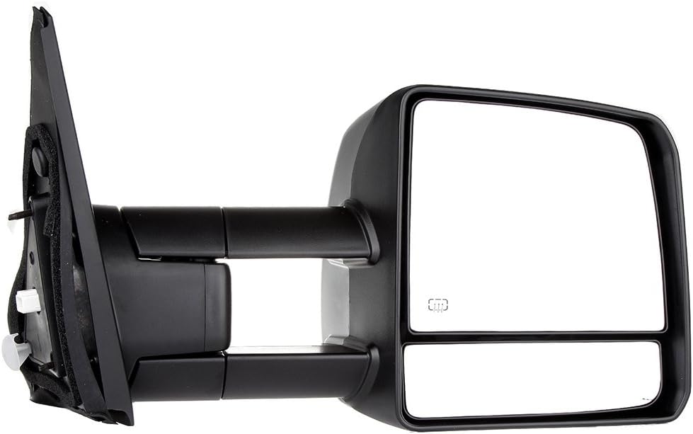 Passenger Side Towing Mirrors Fits 2007-2017 for Toyota for Tundra, Power Adjusted View Mirror with Turn Signal Indicator