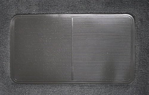 Replacement Auto Carpet Floor Liner - Molded Cutpile - fits 1998-2011 Ford Ranger Extended Cab 2wd and 4wd (Dark Gray)