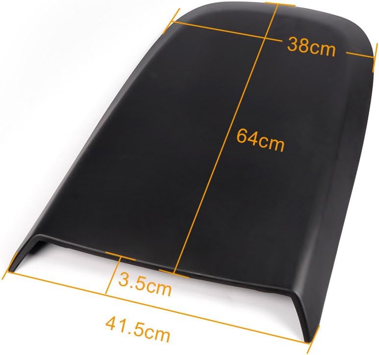 Front Racing Style Air Vent Hood Scoop Compatible For Ford Mustang GT V8 | 2005-2009 Black