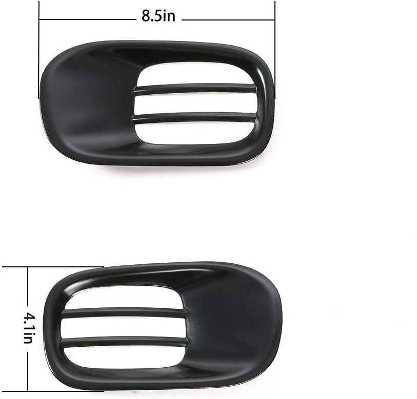 JeCar Rear Tail Fog Light Lamp Frame Trim Cover for 2015-2018 Jeep Renegade 2015-2018