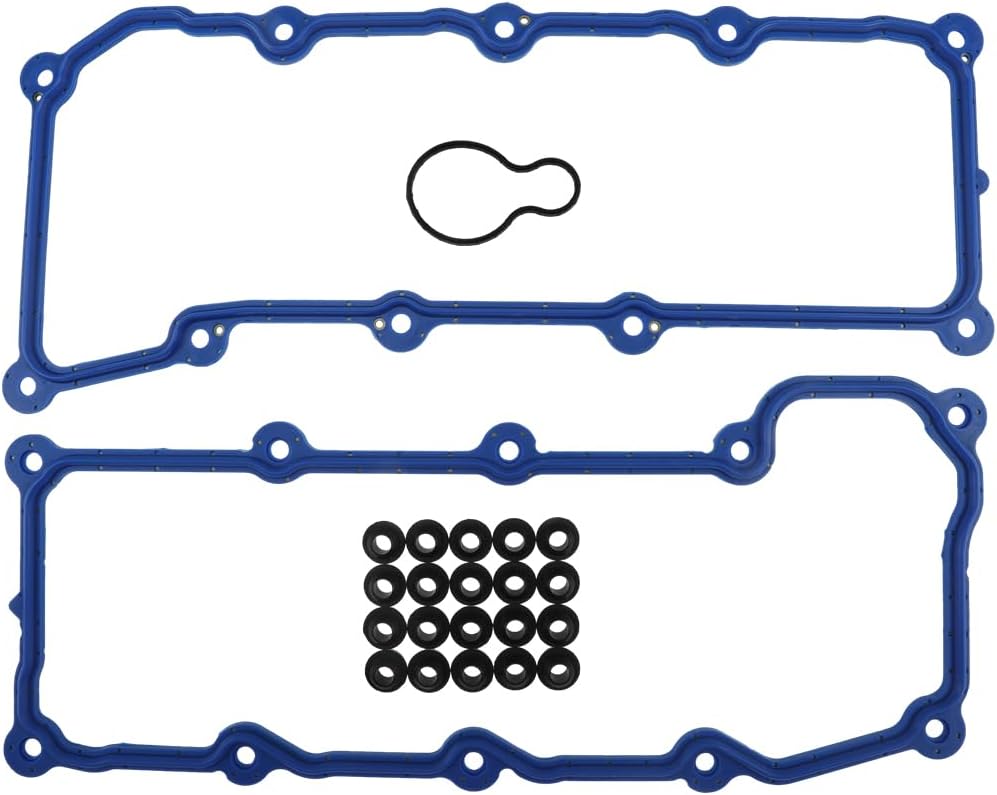 Valve Cover Gaskets for VS50594R, VS50325, VC1105G | Fit Dodge Dakota Durango Ram 1500 Fit Jeep Grand Cherokee Liberty 2002-2005 3.7L V6 SOHC, (12 Valve), Vin Code "K"