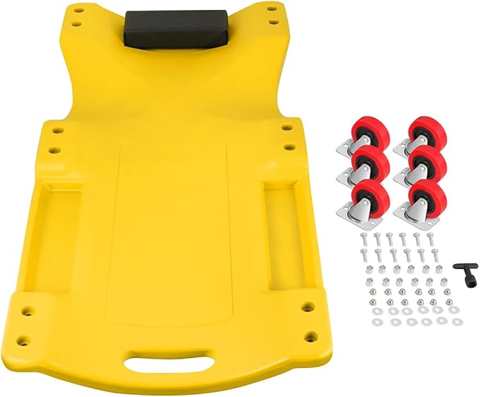 DNA MOTORING 36" L X 17" W x 4.25" H Vehicle Repair Low Profile Automotive by DNAMOTORING-Tools