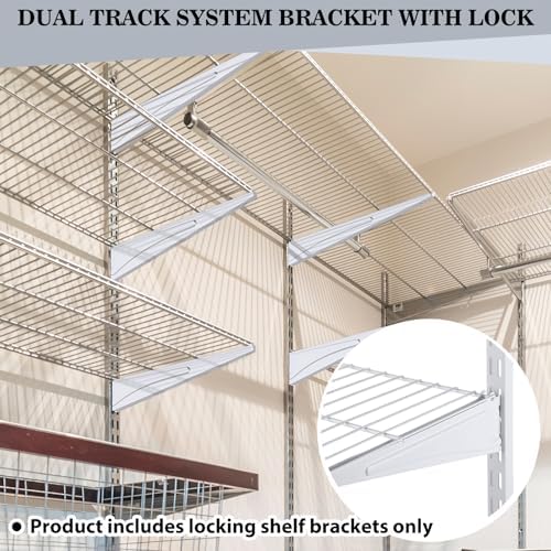 wonderjune 6 pcs adjustable locking shelf bracket 16, package contents