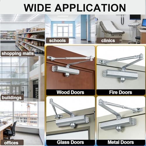 grade 1 commercial door closer, heavy duty auto on a desk or shelf