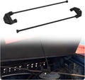 MOTOQUEEN Hood Support Rod Kit for 1937-1946 Chevy GMC Truck, Steel Folding Hood Prop Rod, Powder Coated Black, Easy Install