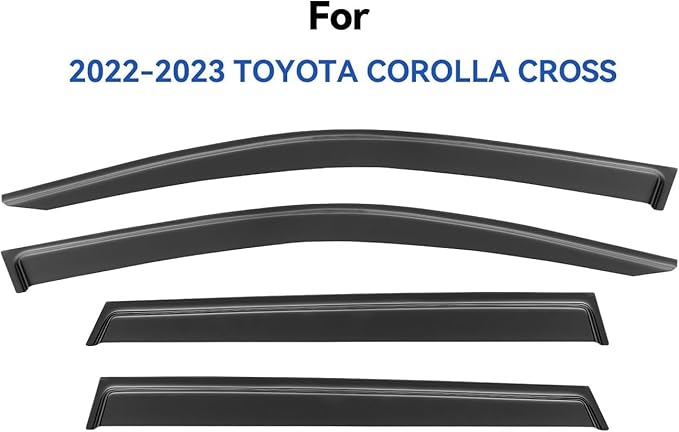 Window Visors Rain Guards for 2022 2023 2024 2025 Toyota Corolla Cross - Image 2