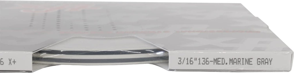 Universal TFX 0003136 - Auto Customizing Dual Pinstripe - 3/16" x 150' (1/16" Stripe, Gap, Stripe) - Medium Marine Gray