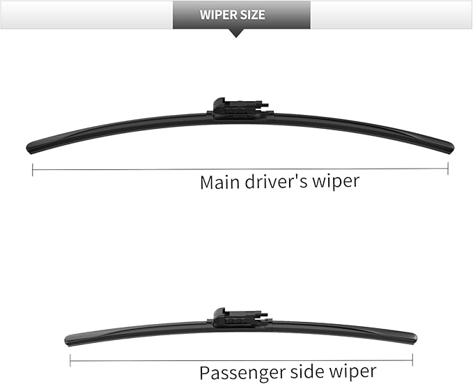 Front Windshield Wipers, 2-Piece Set - Image 3