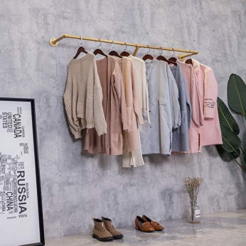 industrial pipe wall mounted clothes hanging shelves system,metal showing dimensions