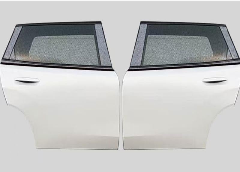2 Pcs Car Side Window Sun Shade for Chevy Chevrolet Traverse 7 Seater 2024-2025, Car Window Mesh Breathable Sun Blocker Interior Accessories Protective Screen, Back Row