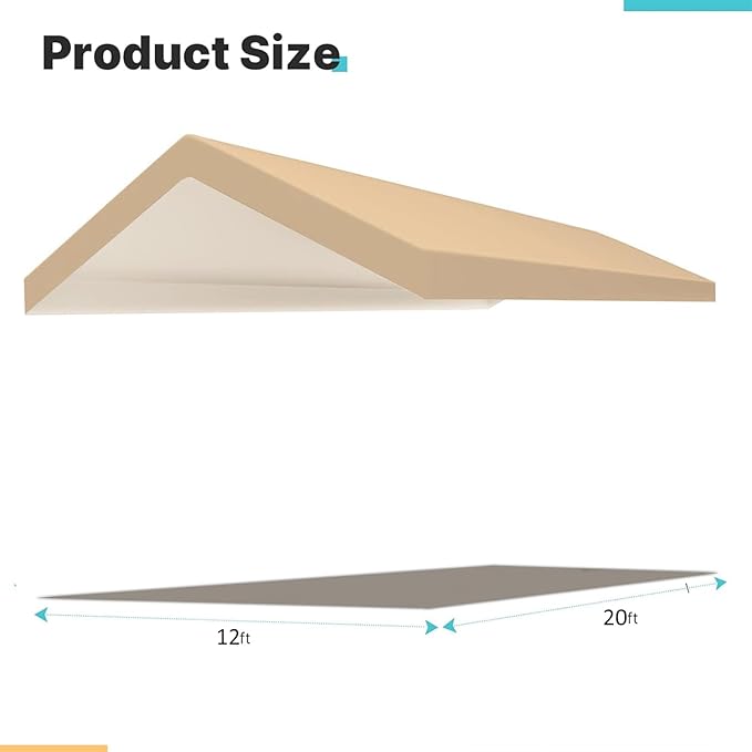 Carport Replacement Canopy Cover - Image 3