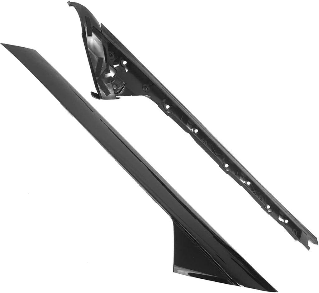 Windshield A-Pillar Molding Trim Kit Right Passenger Side Compatible with 2011-2019 Ford Explorer Replaces: 926-451, BB5Z-7803136-AA, BB5Z7803136AB, BB5Z7803136BA