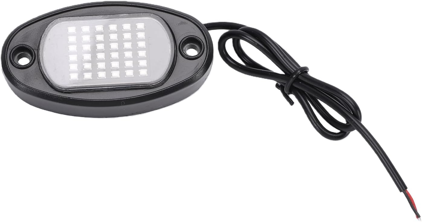 Single Color Car Underglow Lights 36 LED Bright Chassis Lights IP68 Rainproof Universal Vehicle Lighting for Cars Trucks SUVs ATVs UTVs Boats Motorcycles (Yellow Light)