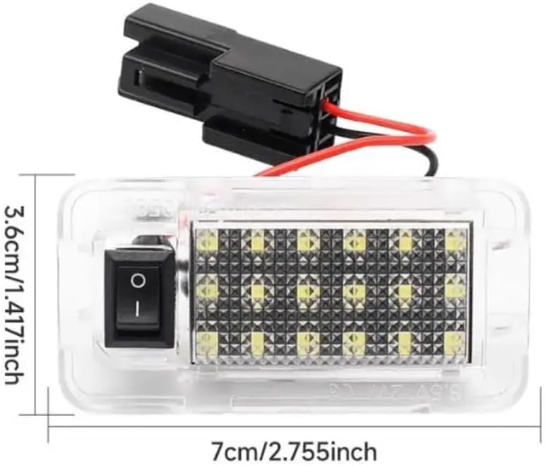 Car Trunk Light for Toyota RAV4 MK5 XA50 2019-2021, 1PC Luggage Compartment Light Trunk Boot Lamps